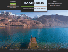 Tablet Screenshot of agence-immobilis.com